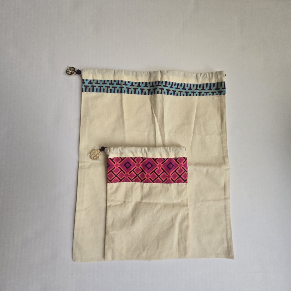 Brand New Set Of Tory Burch Cream and Pink